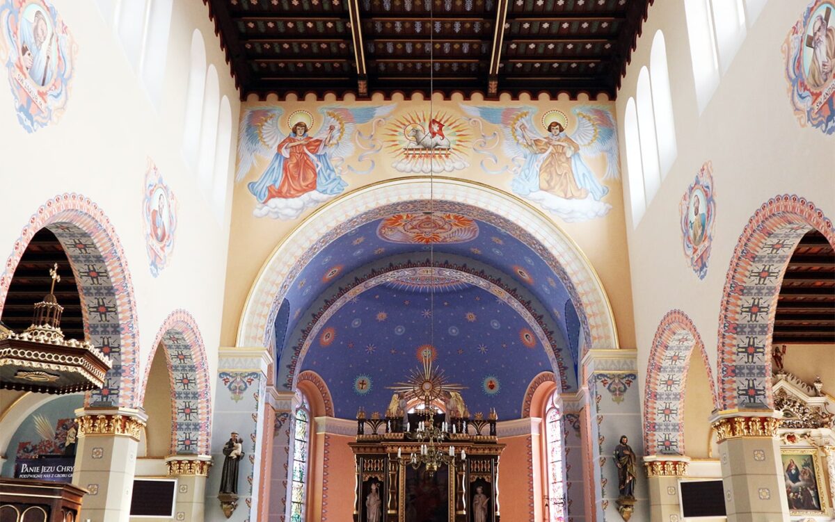 Konserwacja zabytków Toruń - Renova - nadzór konserwatorski renowacji malowideł w kościele w Brusach